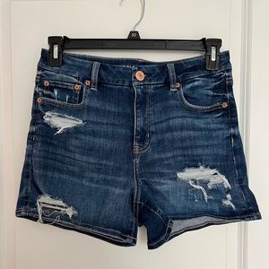 American Eagle Next Level Stretch Curvy Midi Shorts